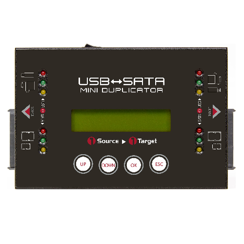 014【2ポート USB/SATA HDD/SSDデュプリケーター HQ200H】